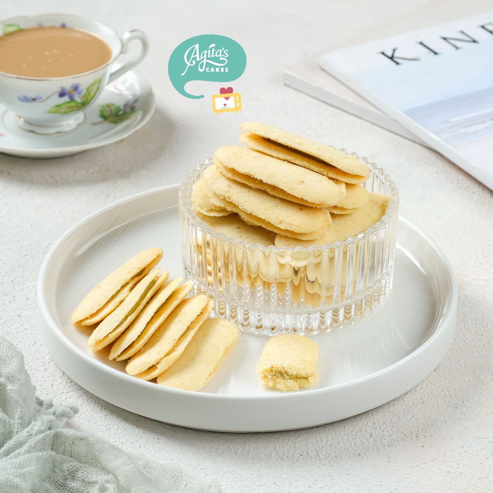 Lidah Kucing Matcha Pistachio